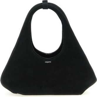 Coperni Folded Mini Handbag - Dames - Handtassen - Zwart - ONE Size - Su&egrave;de - Tassen