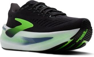 Brooks Glycerin Max 2 Hybrid Running Shoe in Phantom/White/Green Gecko at Nordstrom, Size 10.5