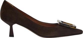Roberto Festa Milano Paola Pomp - Dames - Pumps - Bruin - 37 EU - Leer - Schoenen