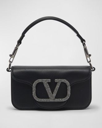 Valentino Garavani Loco VLOGO Small Calfskin Shoulder Bag
