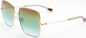 Missoni Womens 58mm Gold Sunglasses