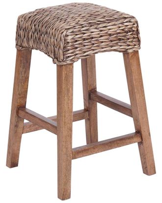 Jonathan Y Designs Jonathan Y Maui 25.5In Rustic Bohemian Backless Counter Stool