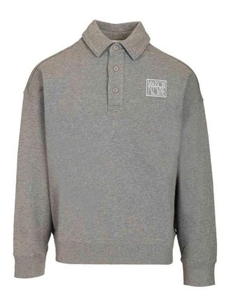 Maison Kitsun&eacute; Oversized Polo Sweatshirt