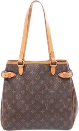 Louis Vuitton Pre-owned Shoulder Bags, female, Brown, Size: ONE SIZE Pre-owned Canvas Shoulder Bag