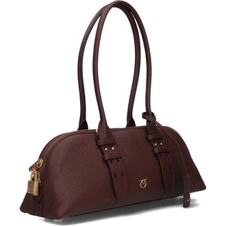 Pinko Pinko - Bowling Horizontal Big Sheep - Dames - Tassen - Rood - Maat: ONE Size Katoen