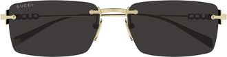 Gucci Sunglasses Gg1941 S 001 Gold/Gray Men