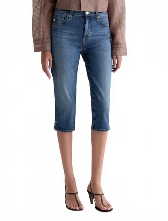AG - Adriano Goldschmied Maisie Mid Rise Capri Jean In Foxy