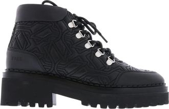 Nubikk Fae Stella - Dames - Veterlaarzen - Zwart - 39 EU - Schoenen