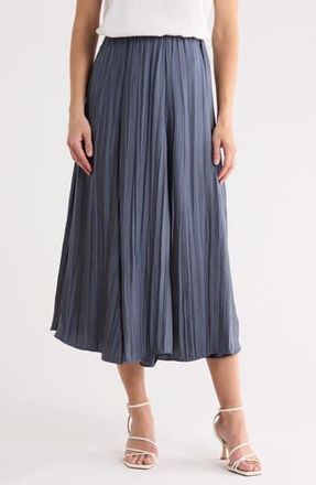 Vince Crinkled Maxi Skirt in Dark Water at Nordstrom Rack, Size X-Small
