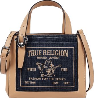 True Religion Arvin Buddha Motif Crossbody Tote
