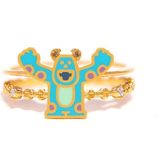 Girls Crew x Disney Pixar Monsters, Inc. Sulley Ring in Gold at Nordstrom, Size 8
