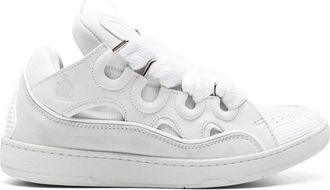 Lanvin White Logo Drag Sneakers