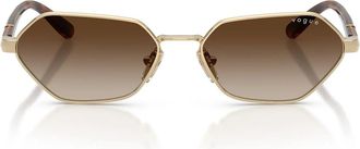 Vogue Sunglasses Vo4349 S 848/13 Pale Gold/Gradient Brown Women