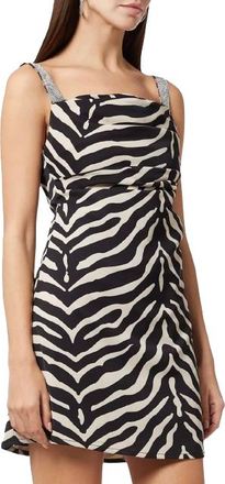 De La Vali Mojito Zebra Mini Dress Size S