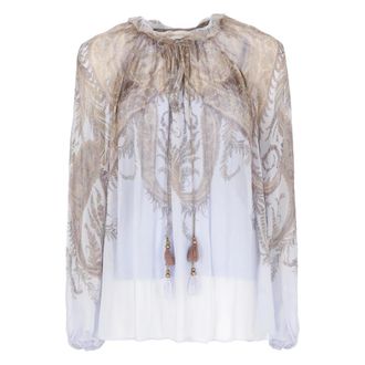 Zimmermann Blouses, female, Multicolor, M, Hypnotic Billow Blouse