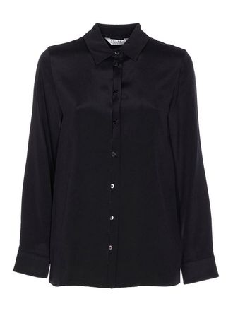 Max Mara Avion Cady Silk Stretch Shirt
