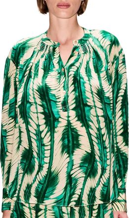 Ulla Johnson Womens Nahir Blouse In Acacia