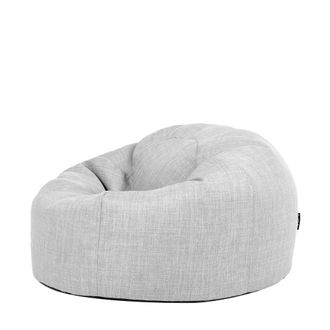 Icon Brand Puf cl&aacute;sico sill&oacute;n de exterior en tejido gris