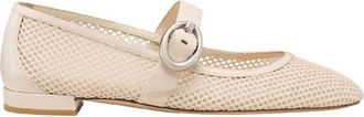 Stuart Weitzman Arabella Leather Mary Janes, Brand Size 37.5 ( US Size 7 )