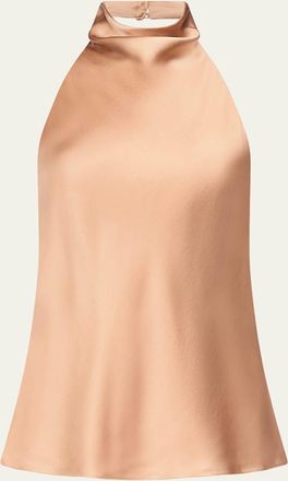TWP Flowy Silk Halter Top
