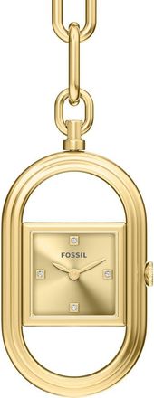 Fossil Watch Bag Charm in Gold at Nordstrom