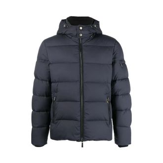 Moorer Brett Bomberjack - Heren - Gewatteerde jassen - Blauw - XL - Jassen