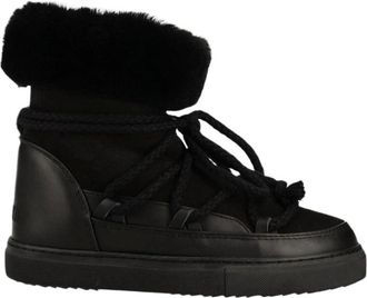 INUIKII Schoenen, Dames, Zwart, 36 EU, Wol, Classic High Boot