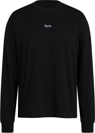 Rapha Long Sleeve Cotton T-Shirt Longsleeve f&uuml;r Herren | schwarz