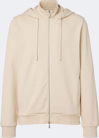 Zimmerli Sudadera con capucha de jersey con cremallera