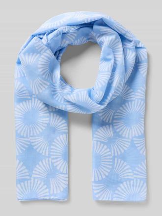 More & More More & More Schal im Allover-Look in Hellblau, Gr&ouml;&szlig;e 1