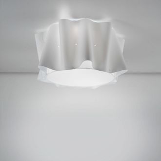 Linea Zero Linea Zero - Plaf&oacute;n 3 Luces Blanco Cm. 60x32h