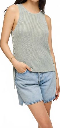 Gentle Fawn Womens Emery Knit Sleeveless Sweater In Grey