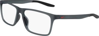 Nike Grijze Brillen Montuur Zonnebril - unisex - Brillen - Grijs - 56 MM - Accessoires