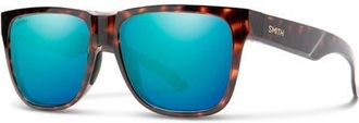 Smith Lowdown 2 55mm ChromaPop Polarized Sunglasses in Tortoise /Opal at Nordstrom