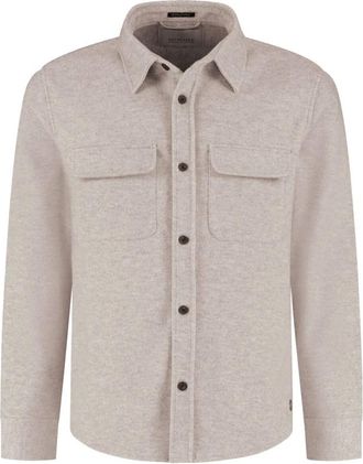 Dstrezzed Ulrik Overshirt Stijlvol Herenshirt - Heren - Zomerjassen - Beige - S - Jassen
