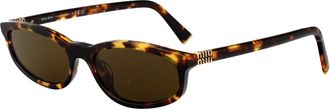 Miu Miu Womens Sunglasses 0mu A06s Havana Honey Acetate