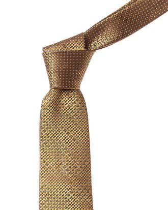Canali Mustard Silk Tie