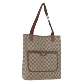 Gucci Pre-owned Tote Bags, female, Beige, Size: ONE SIZE Pre-owned Vintage Tote Bag