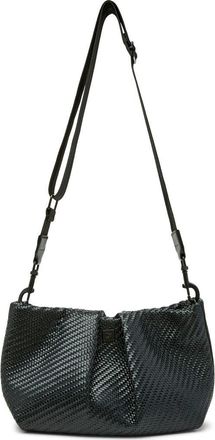 Think Royln Savannah Raffia Shoulder Bag in Black Braided Luxe at Nordstrom