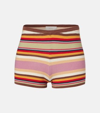 Faithfull The Brand Playa striped shorts