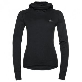 Odlo BL Top With Facemask L/S Active Warm Eco Kunstfaserunterwäsche für Damen | schwarz