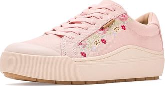 Dr. Scholls Time Womens Shoes Blush Pink Floral 1 : 9.5 M, Synthetic