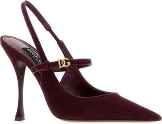 Dolce & Gabbana Morbido Heel - Burgundy