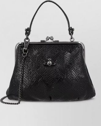 Vivienne Westwood granny leather shoulder bag