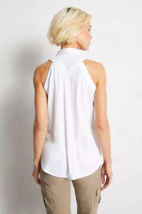 Anatomie Elise Womens Sleeveless Top In White