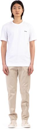 Ermenegildo Zegna Mercerized Cotton Logo T-Shirt