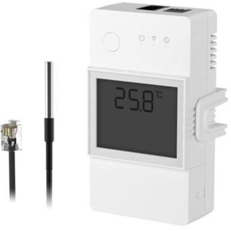 OEM Interruptor Inteligente Wifi Th Elite De 20 A Con Ds18b20 Para Piscinas O Acuarios, Control Remoto Mediante Alexa Y La Aplicaci&oacute;n Google Home