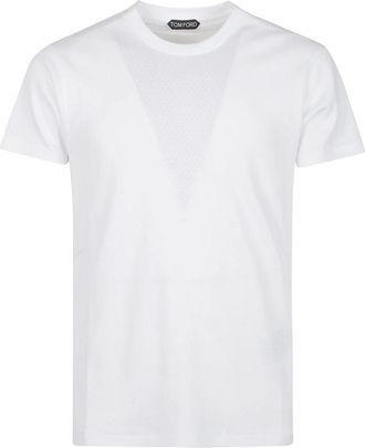 Tom Ford T-Shirt - Heren - T-shirts - Wit - L - Tops