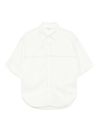 Less denim shirt - women - Lyocell - S - White