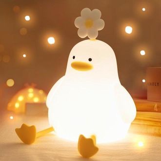OEM Bonita Luz Nocturna, Luz Nocturna C&aacute;lida, Control T&aacute;ctil, Pollito, Luz Nocturna Led, Guarder&iacute;a, Regulable, Temporizador, Luz C&aacute;lida, Carga Usb